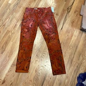 Anthropology 
Pilcro slim boyfriend crop.